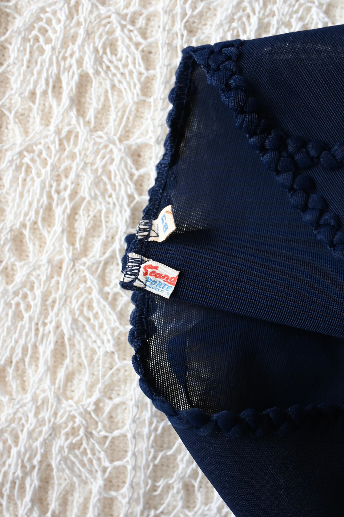 Vintage garter belt/NAVY