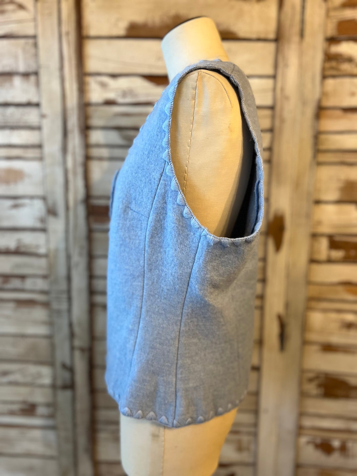 STAPF tyrolean vest/L.BLUE