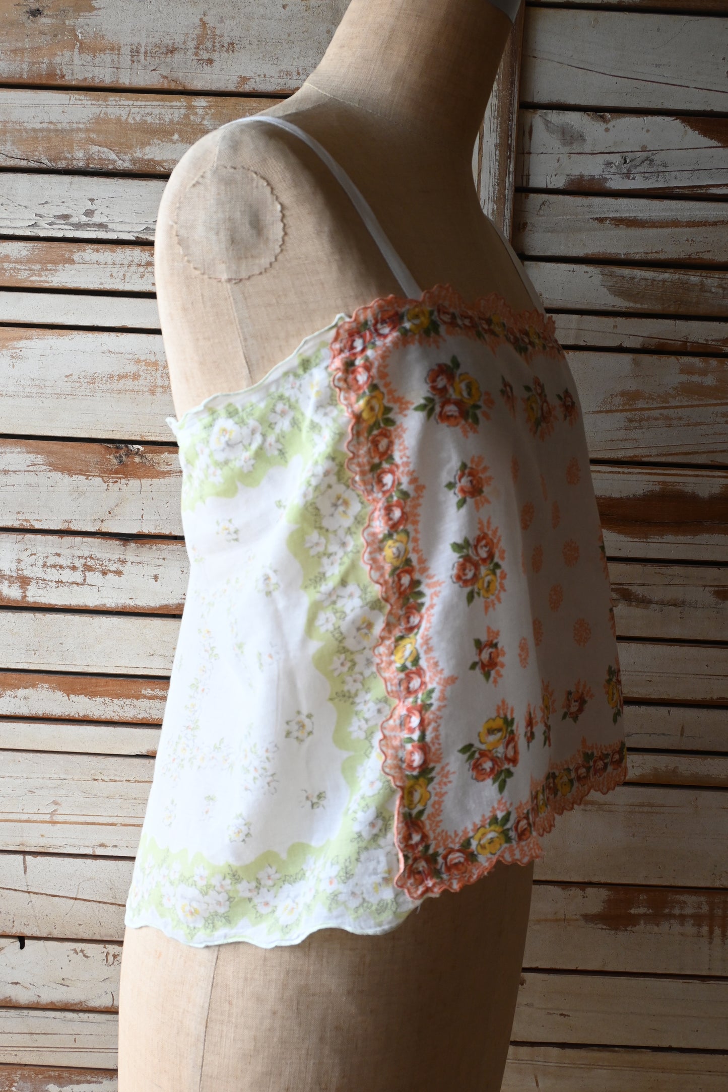 Flower handkerchief camisole/PONMOSIR