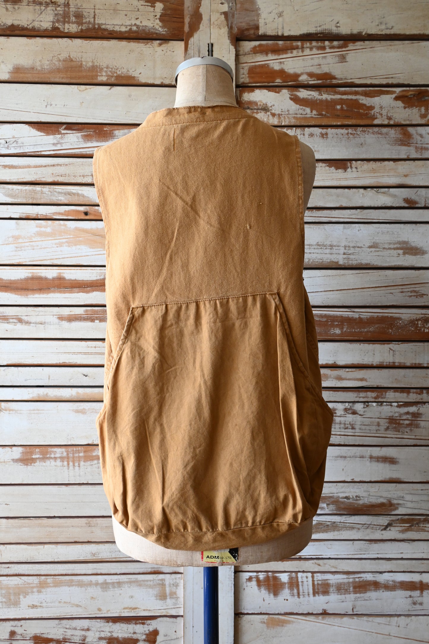 70's Hunting vest/MUSTARD