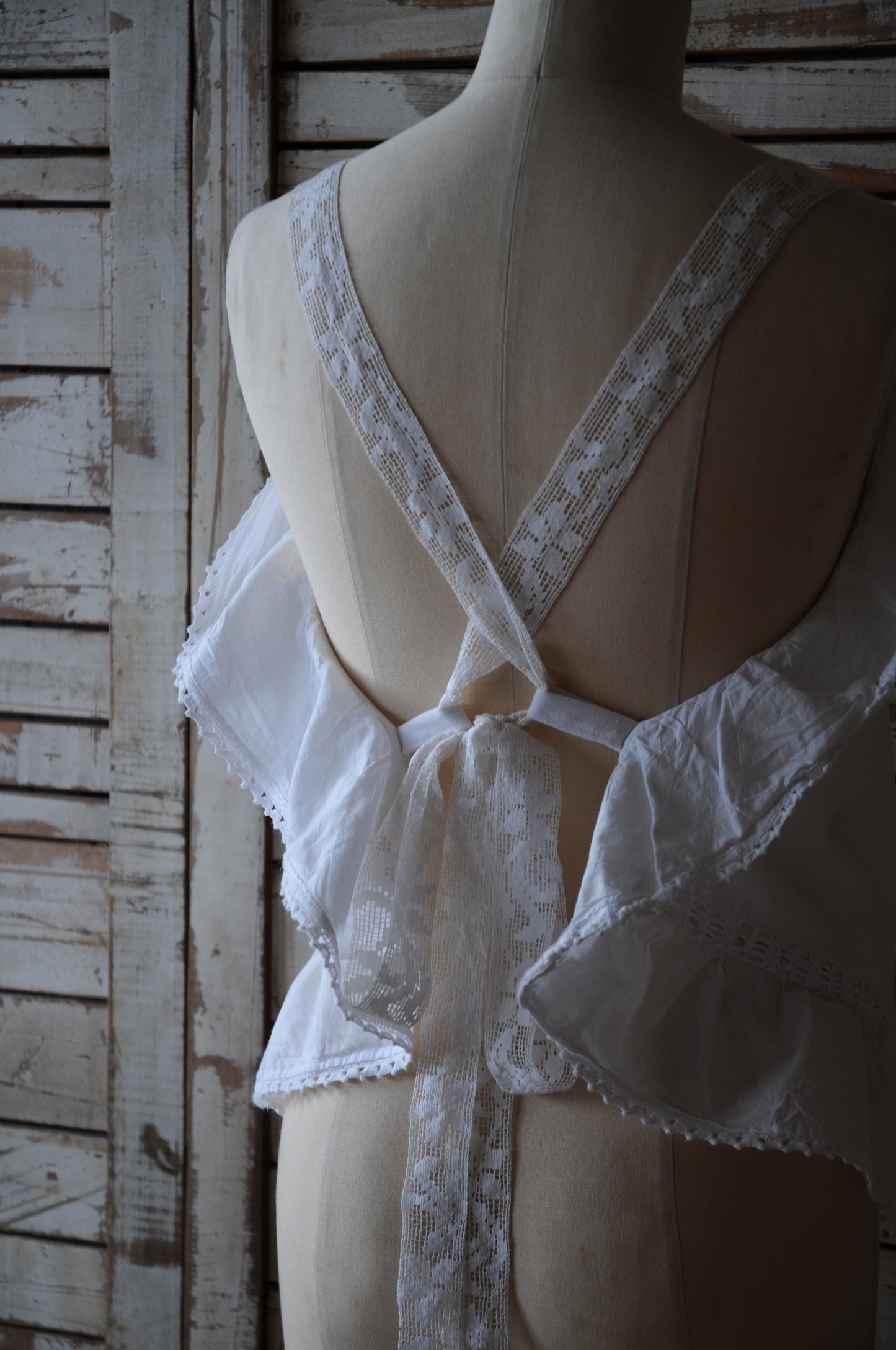 Cotton frill tops/PONMOSIR