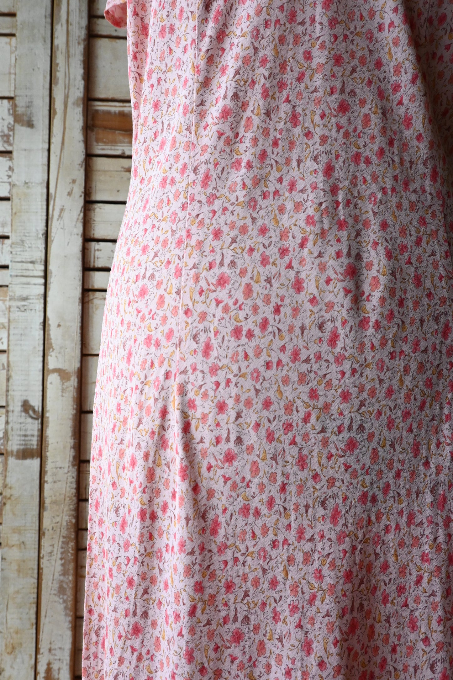 Flower pattern dress/PINK