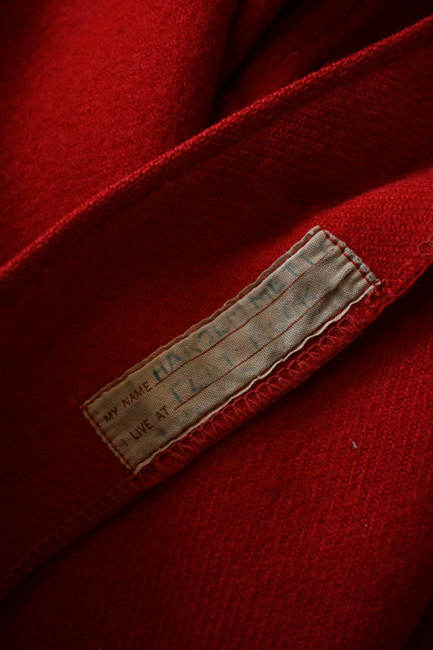 50's-60's BOY SCOUTS OF AMERICA wool shirt/RED