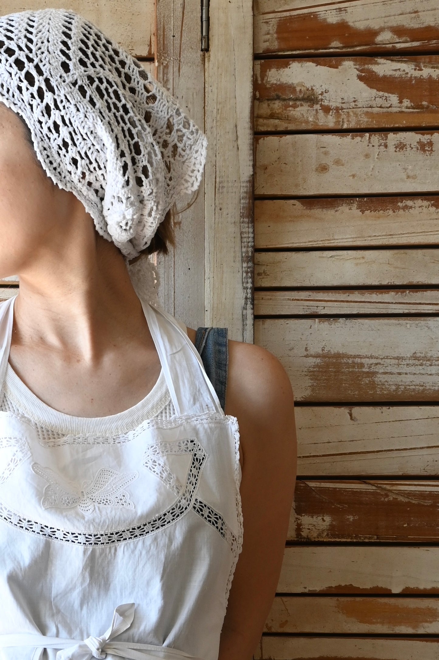 Crochet lace wrap/PONMOSIR