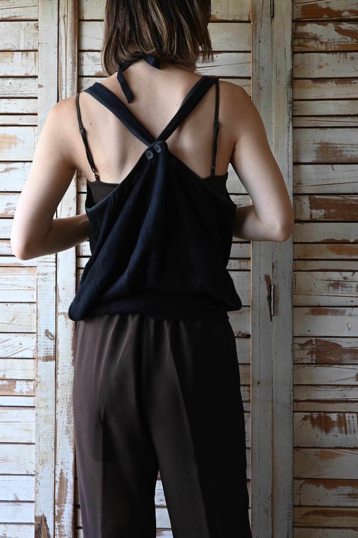 Fruits Knit/BLACK