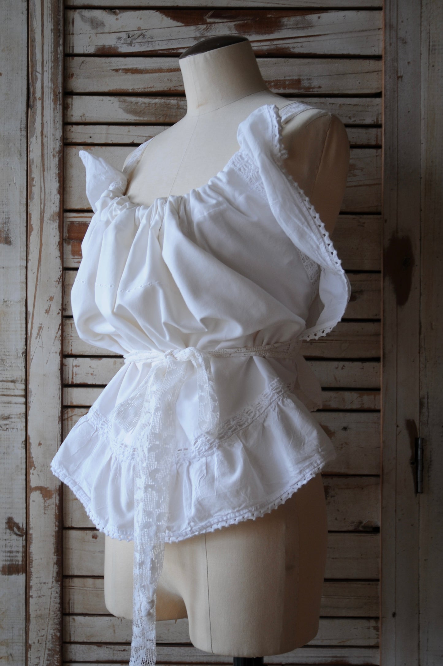 Cotton frill tops/PONMOSIR