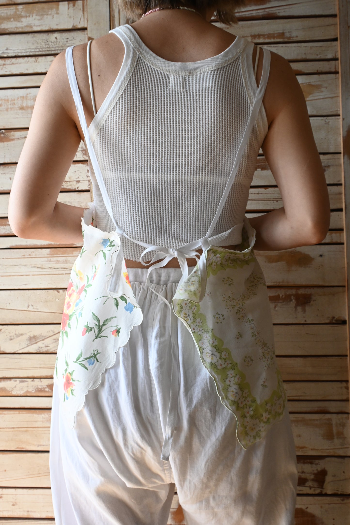 Flower handkerchief camisole/PONMOSIR