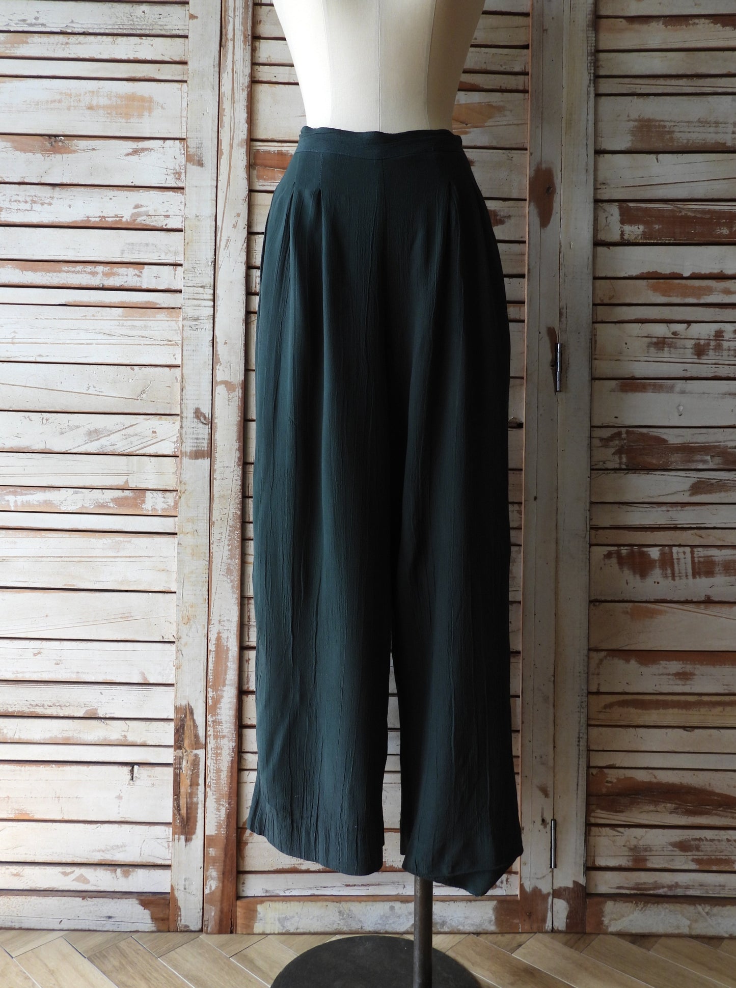 Easy pants/DARK GREEN