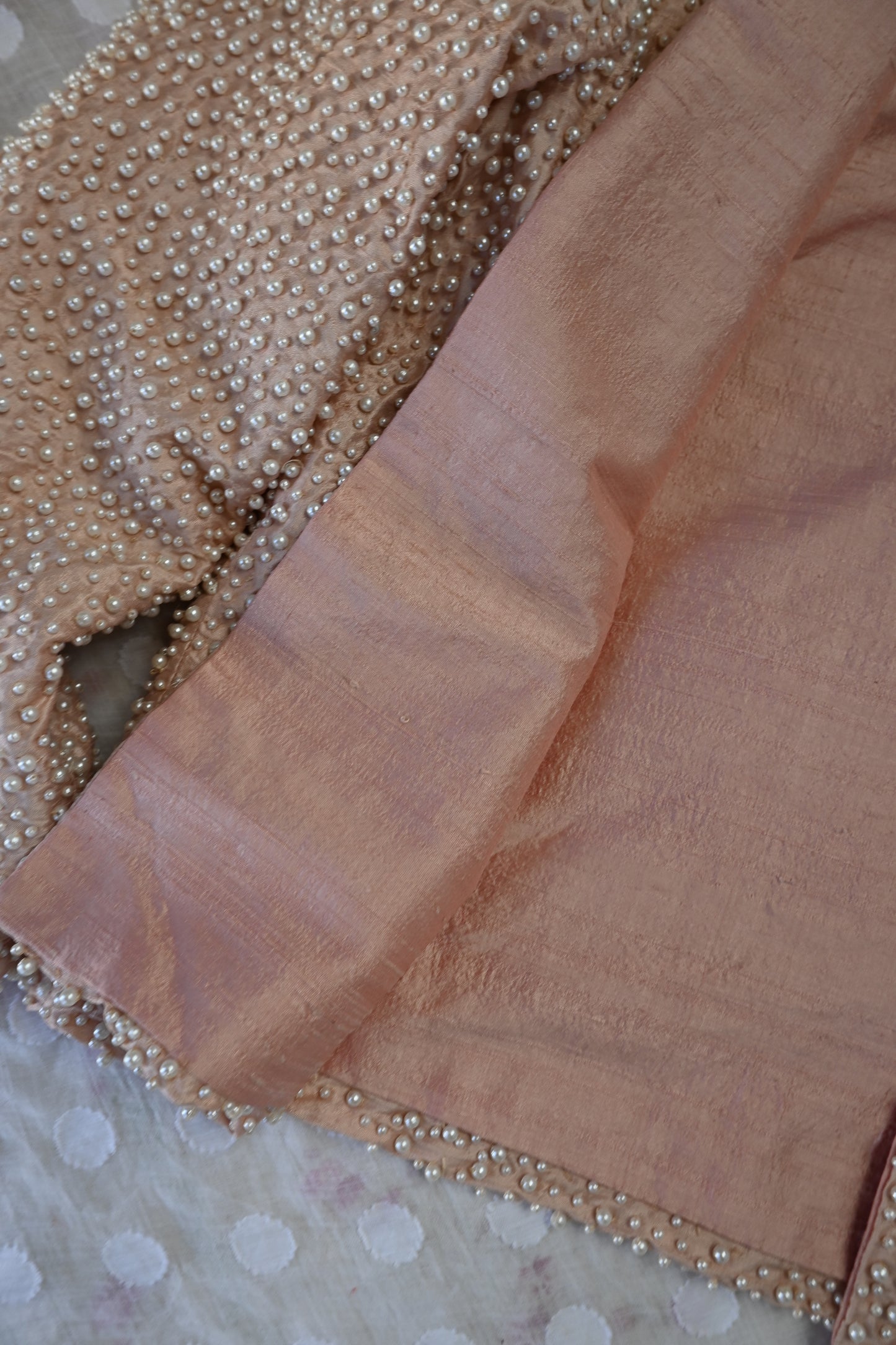 Pearl jacket/BABY PINK