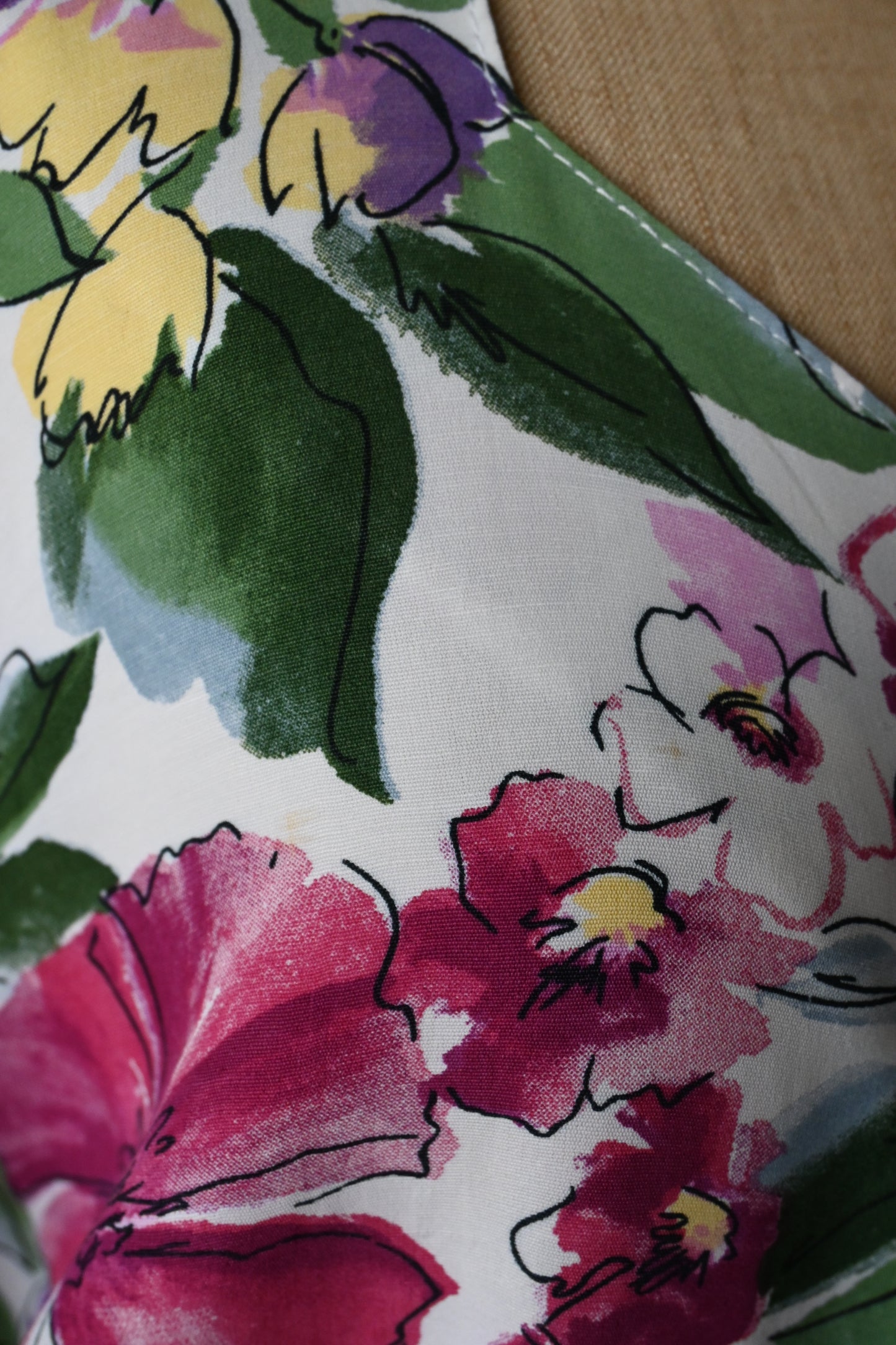 90's Flower print top
