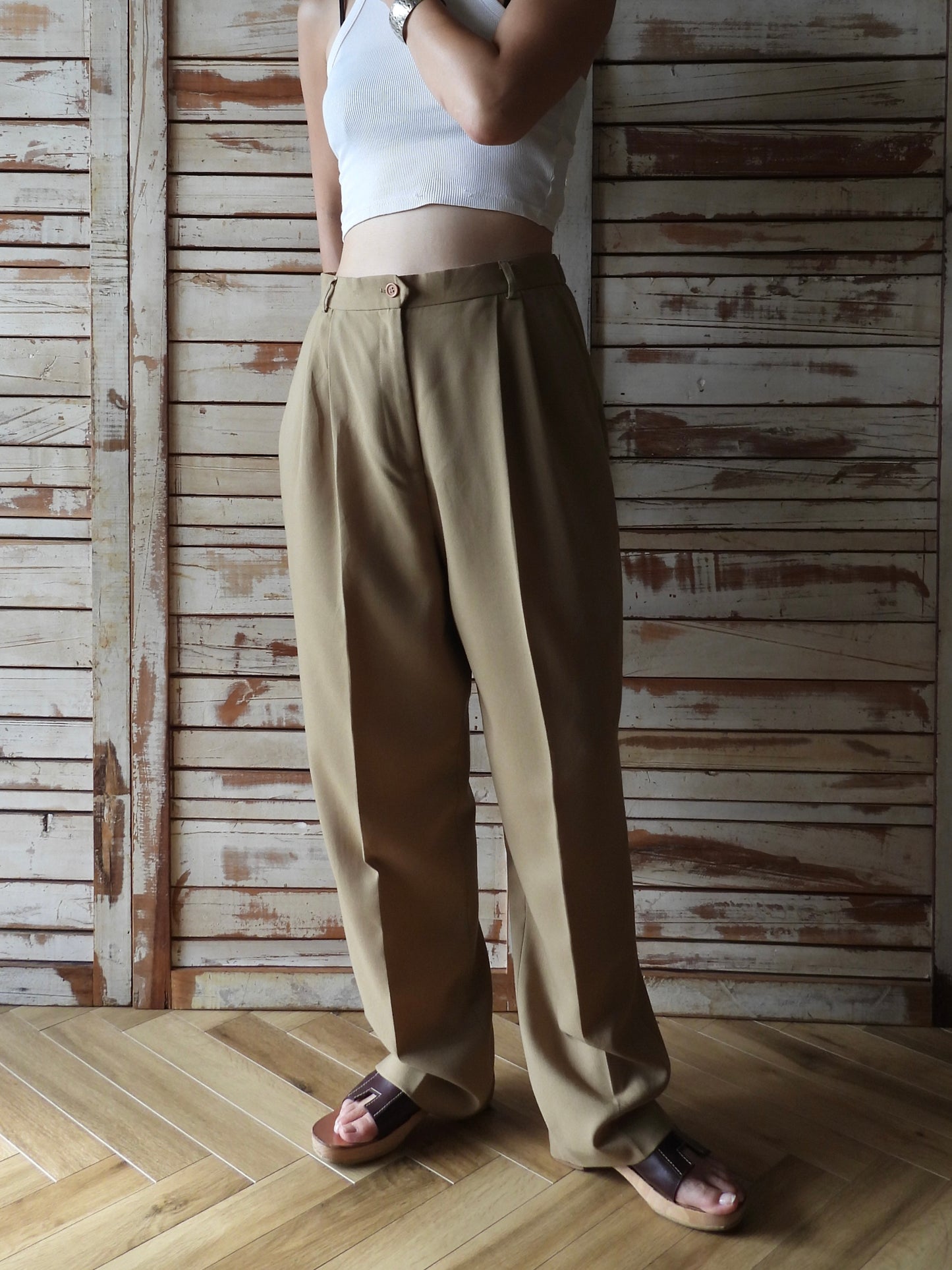 Trousers/BEIGE