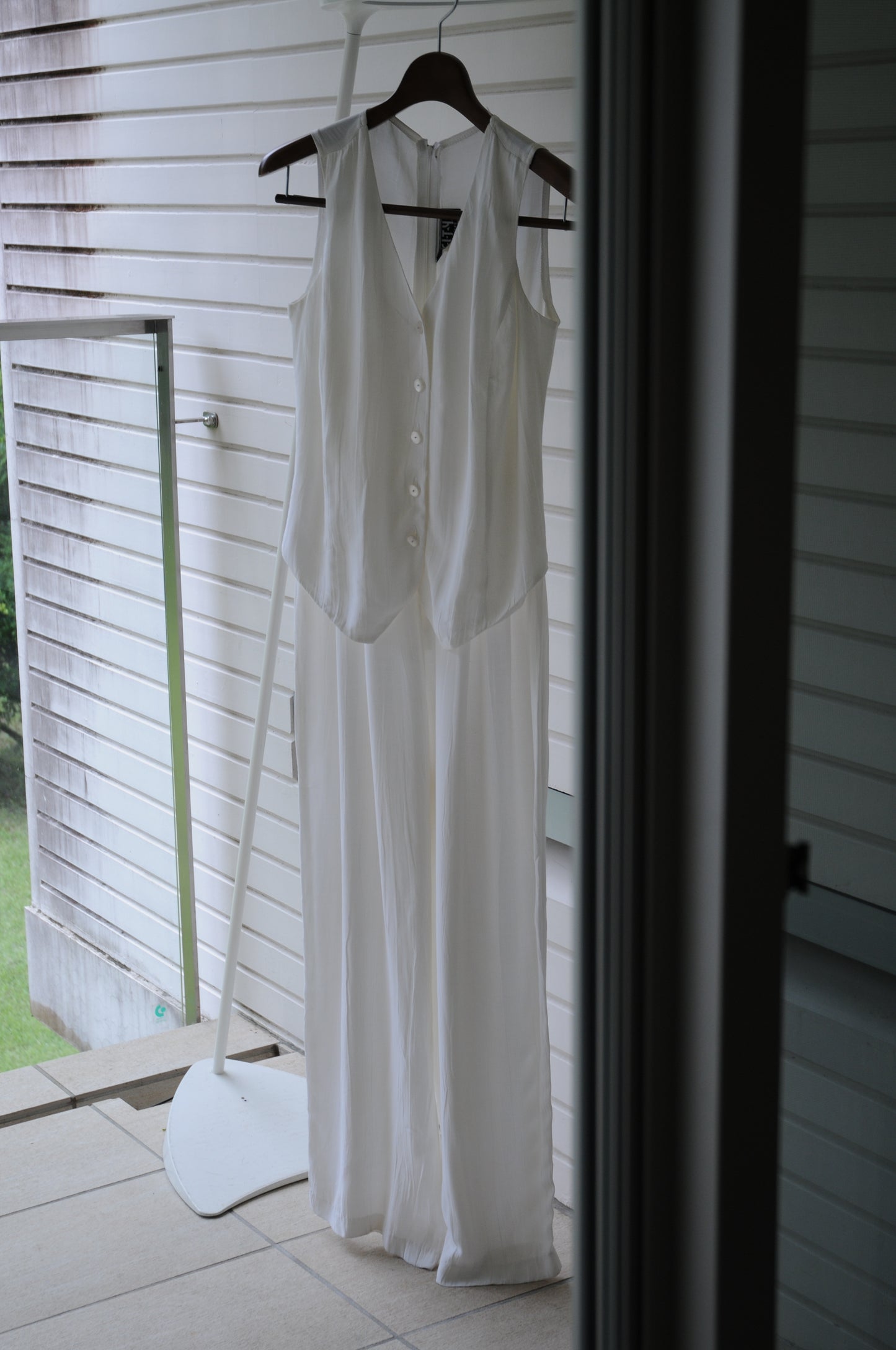 N/S White jumpsuit/WHITE