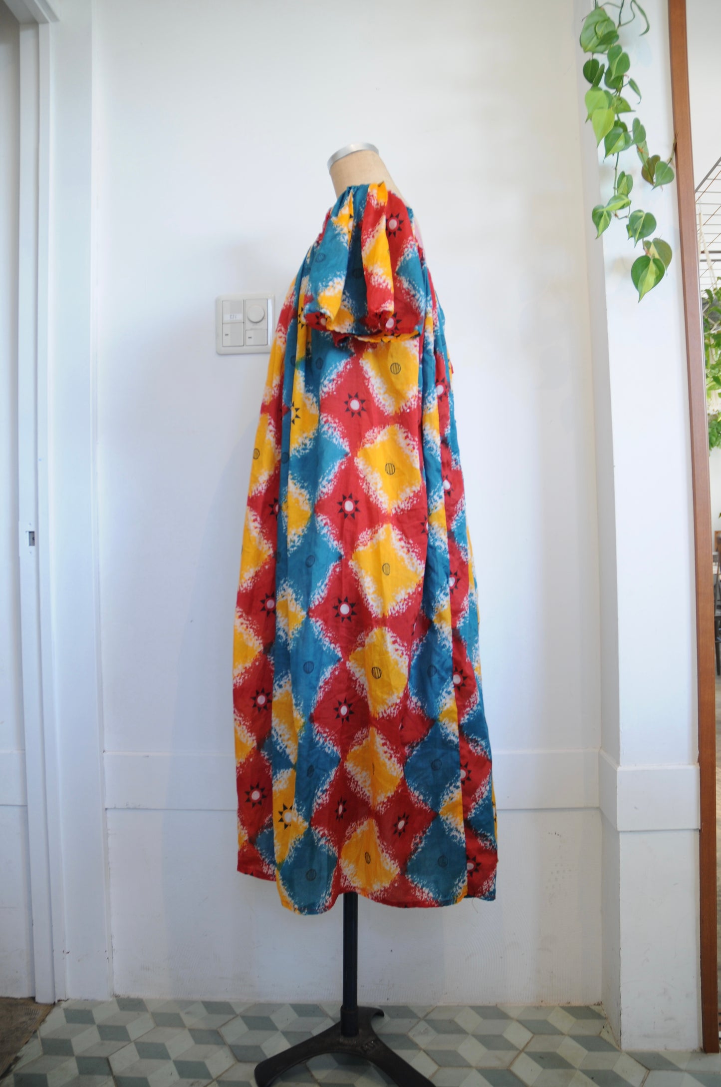 Pattern dress/MULTI
