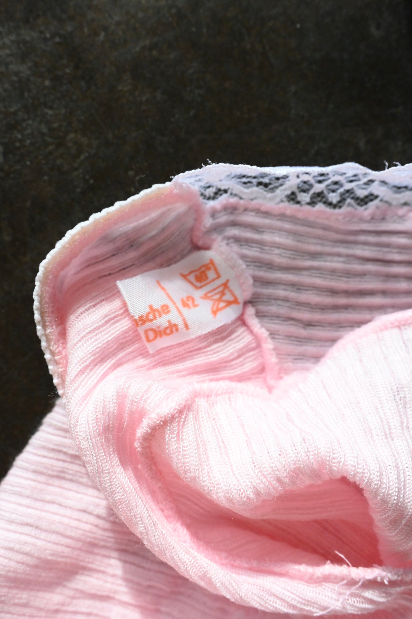 50's EURO Lace knit under wear/BABY PINK