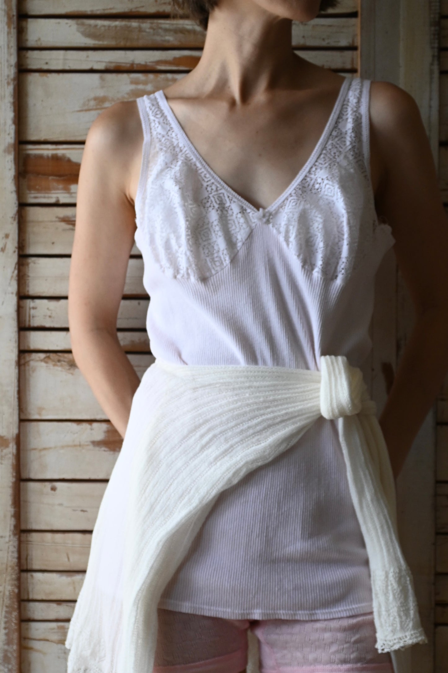 EURO Cotton lace camisole