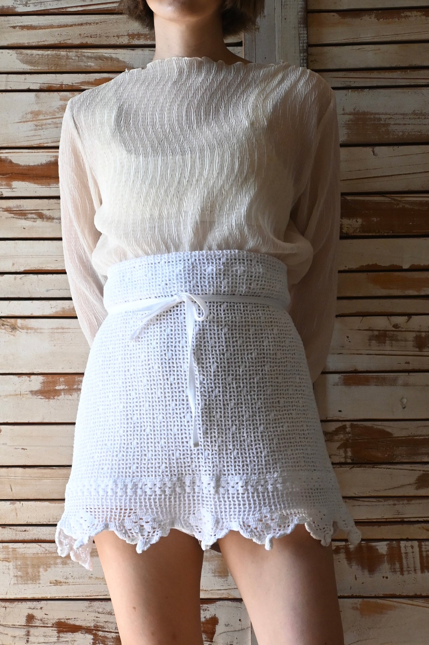 Crochet lace wrap/PONMOSIR