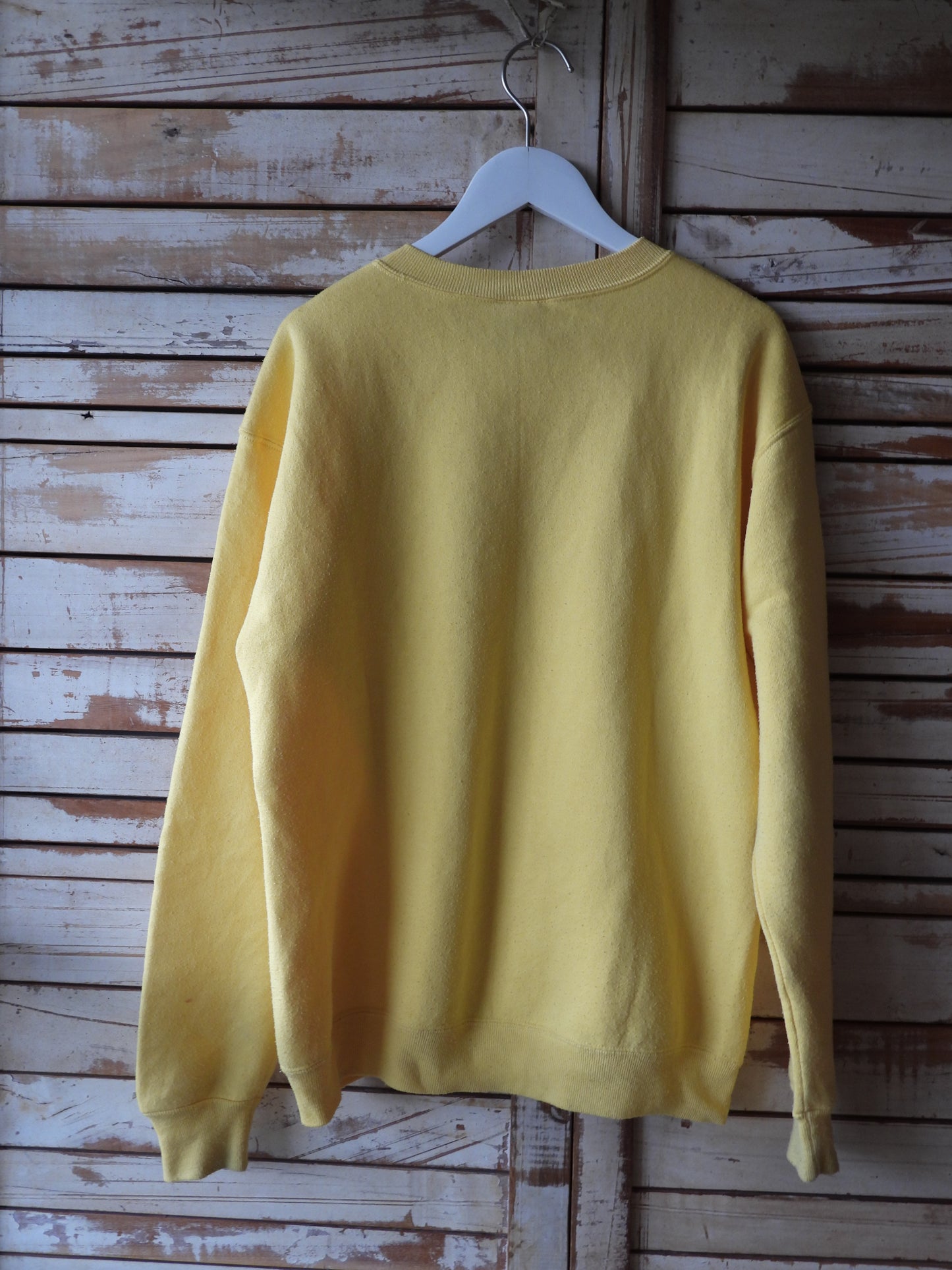 80's-90's Odie drawing sweat shirt/YELLOW