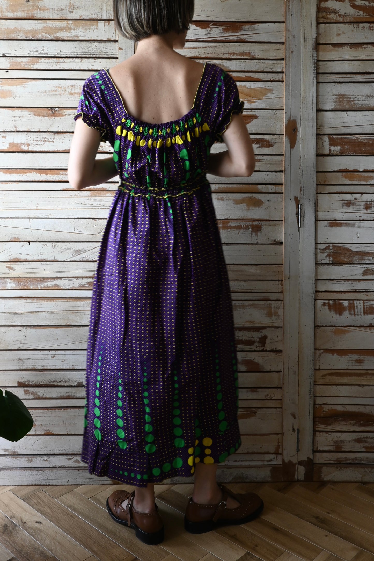 African printed dress