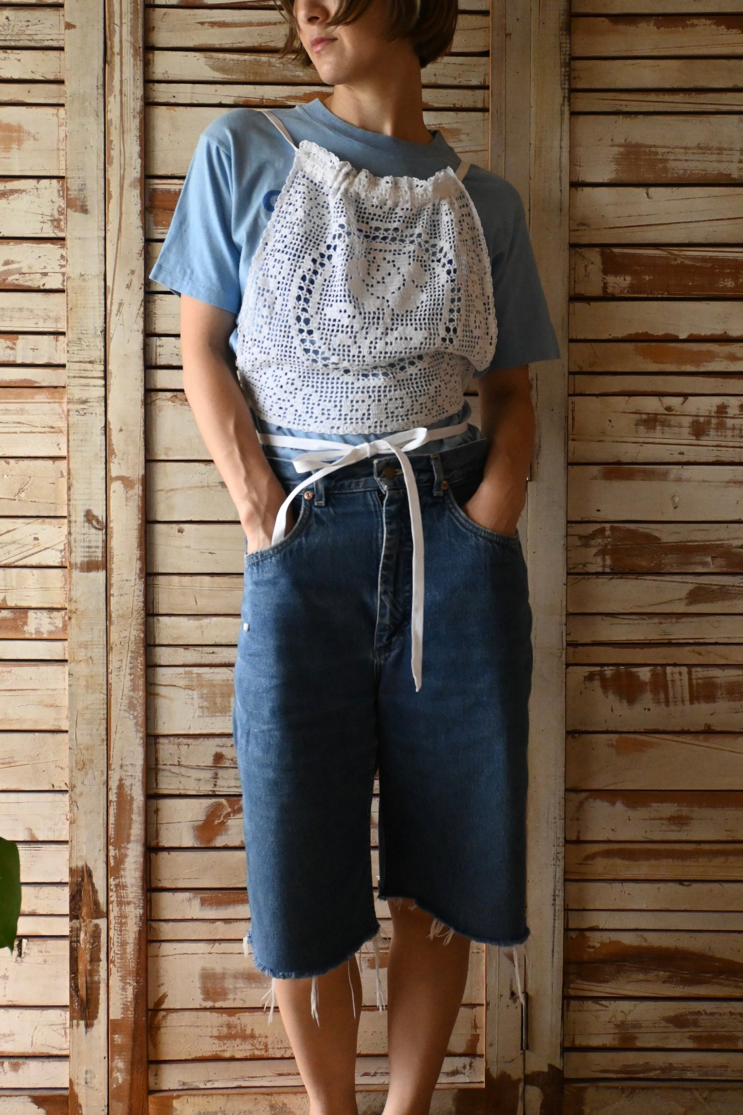 Crochet lace tops/PONMOSIR