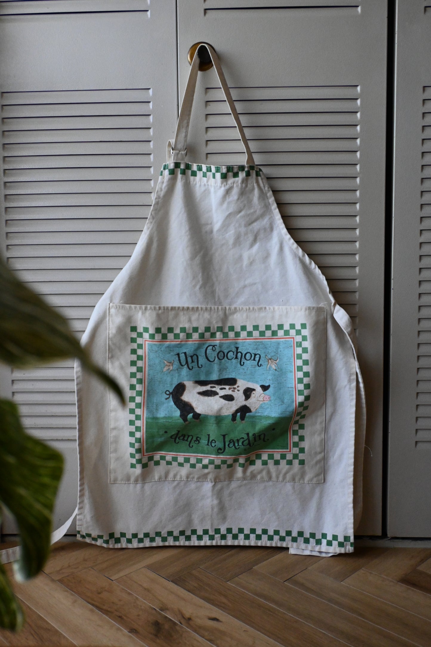Pig apron/IVORY