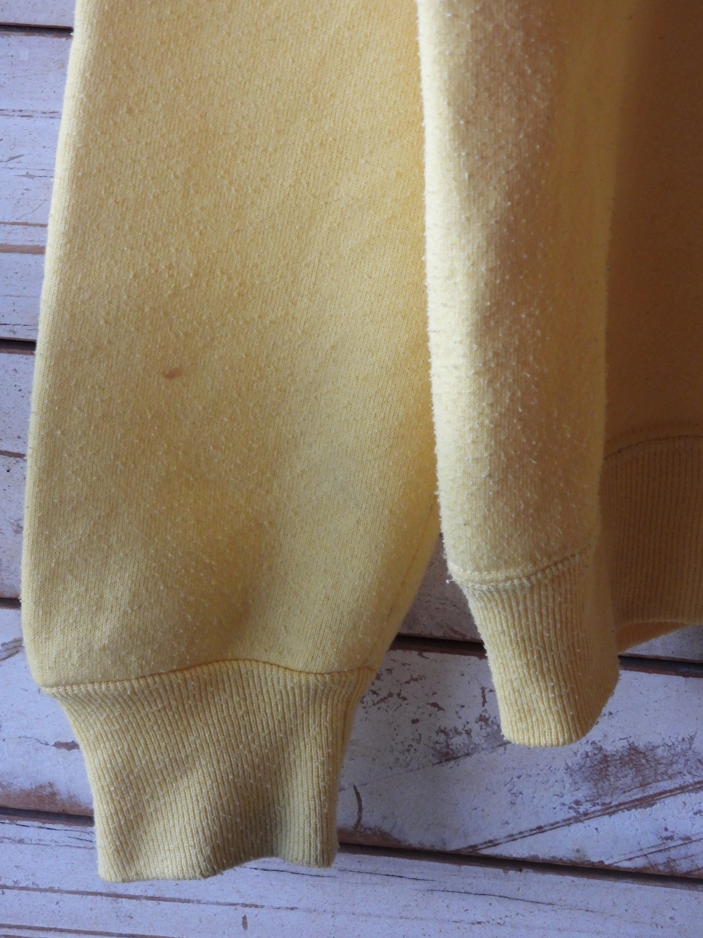 80's-90's Odie drawing sweat shirt/YELLOW