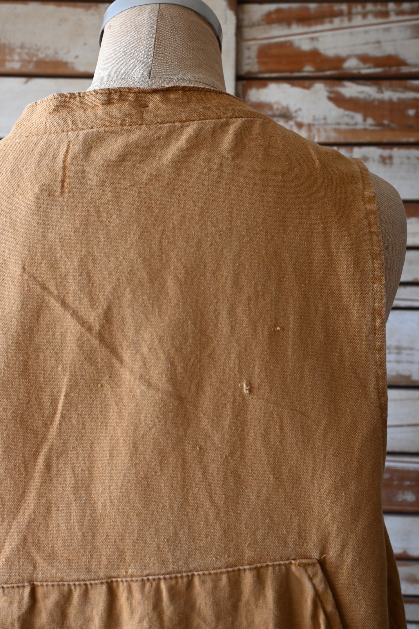 70's Hunting vest/MUSTARD