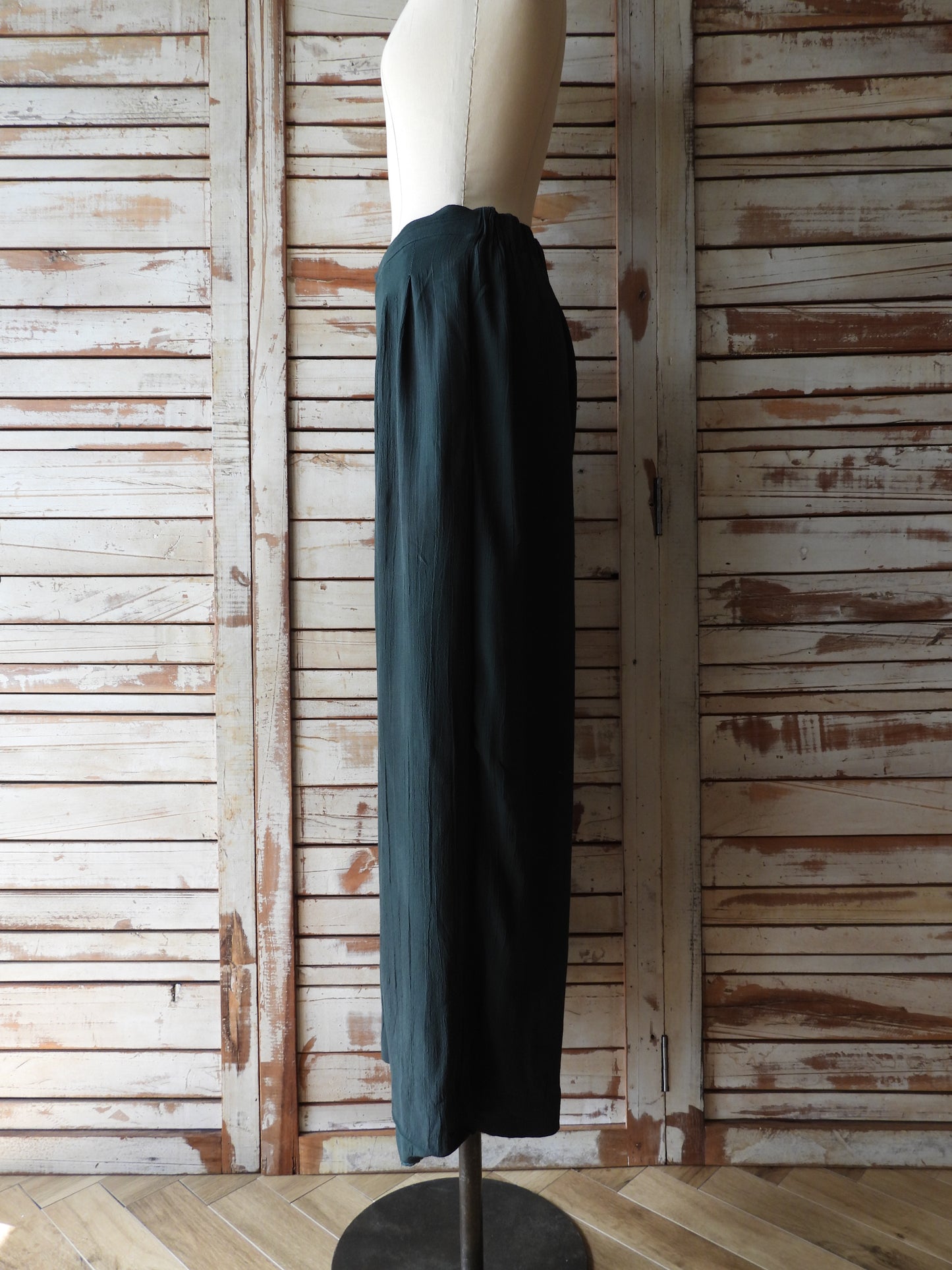 Easy pants/DARK GREEN