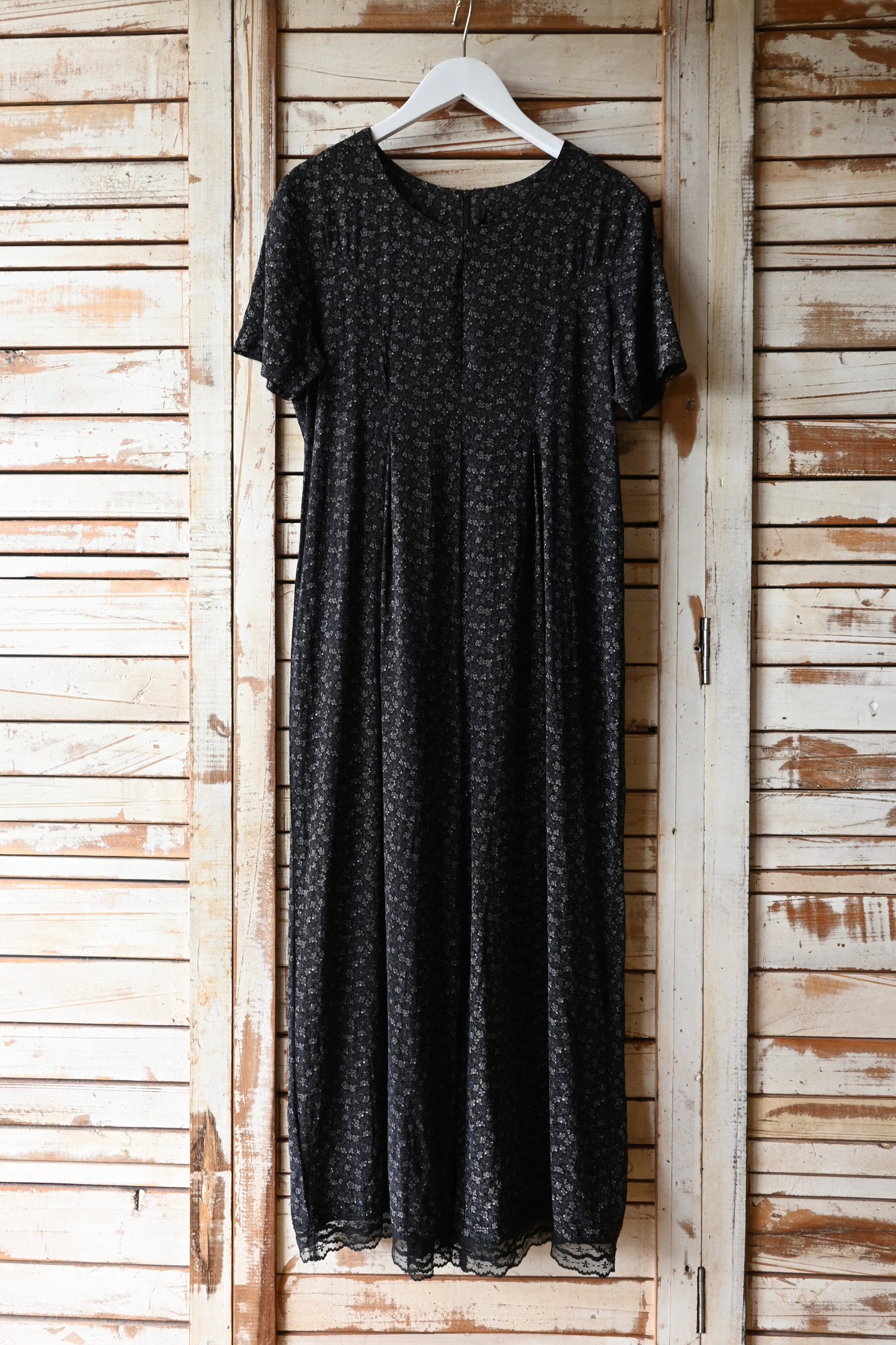 Floral pattern all in one/BLACK