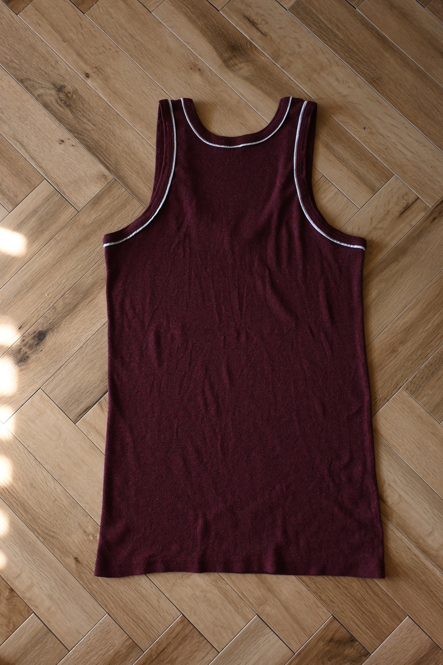 EURO Cotton underwear tank top/BORDEAUX