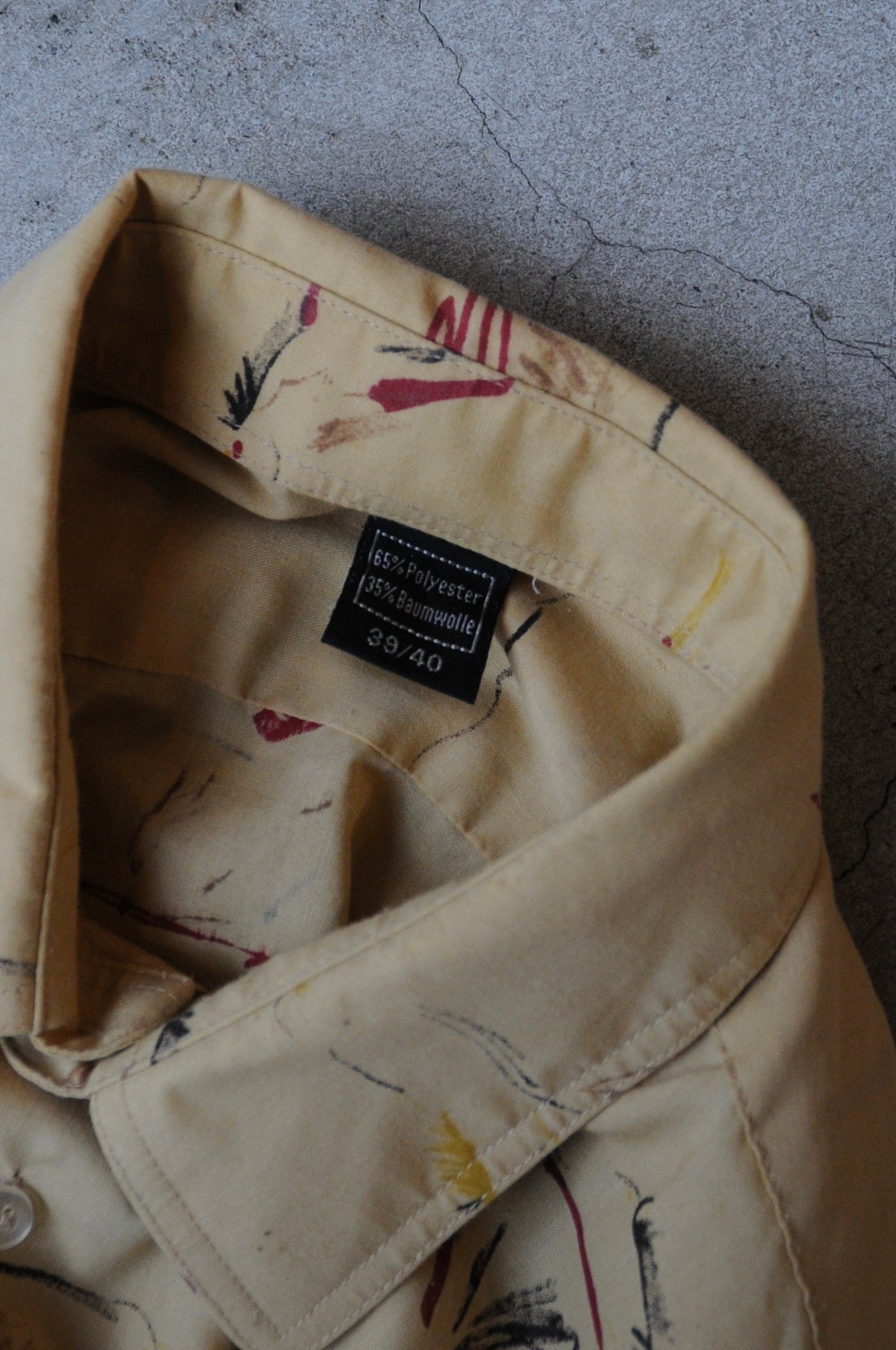Men's S/S horse shirt/BEIGE