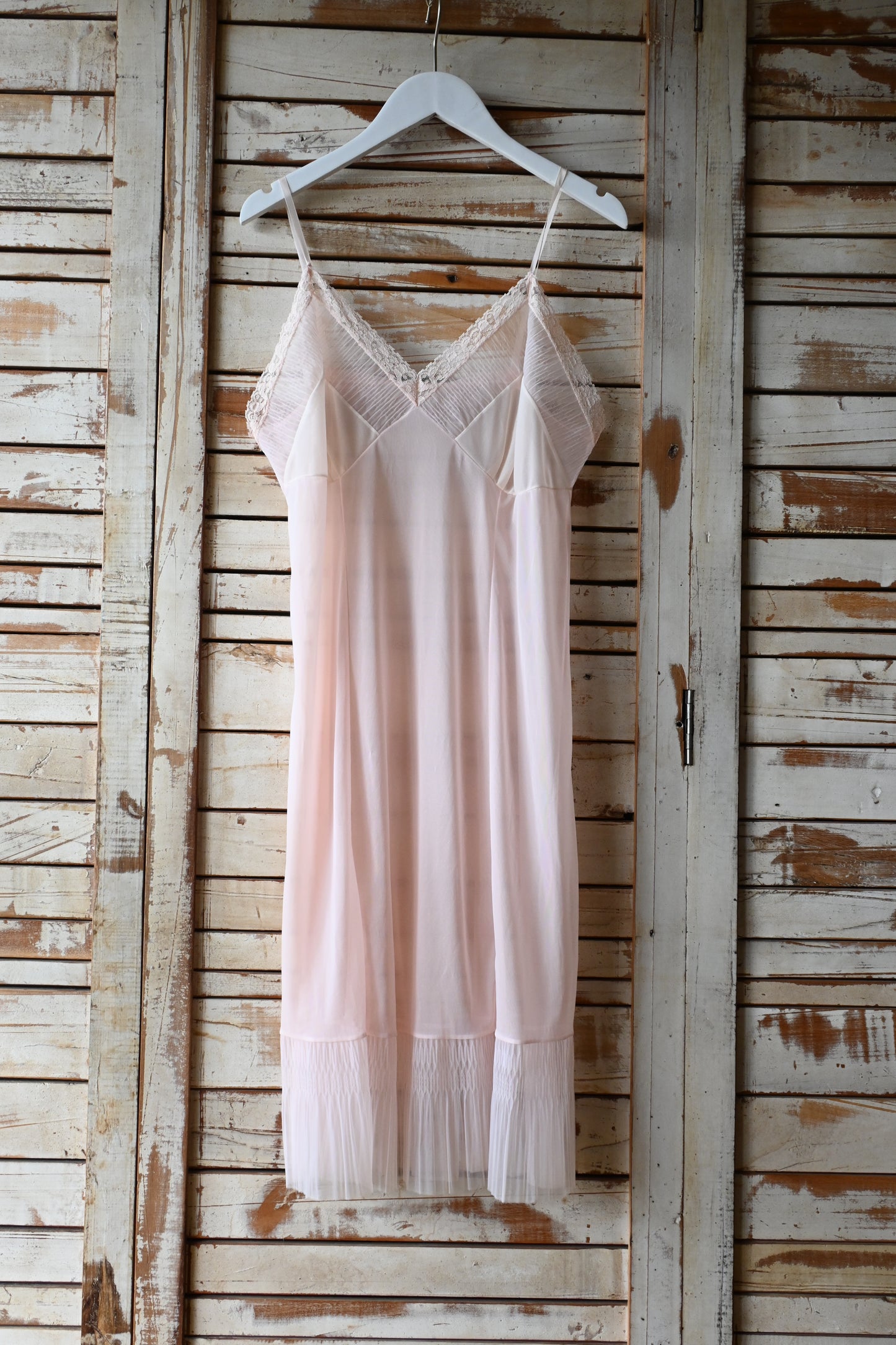 Sheer slip dress/PINK