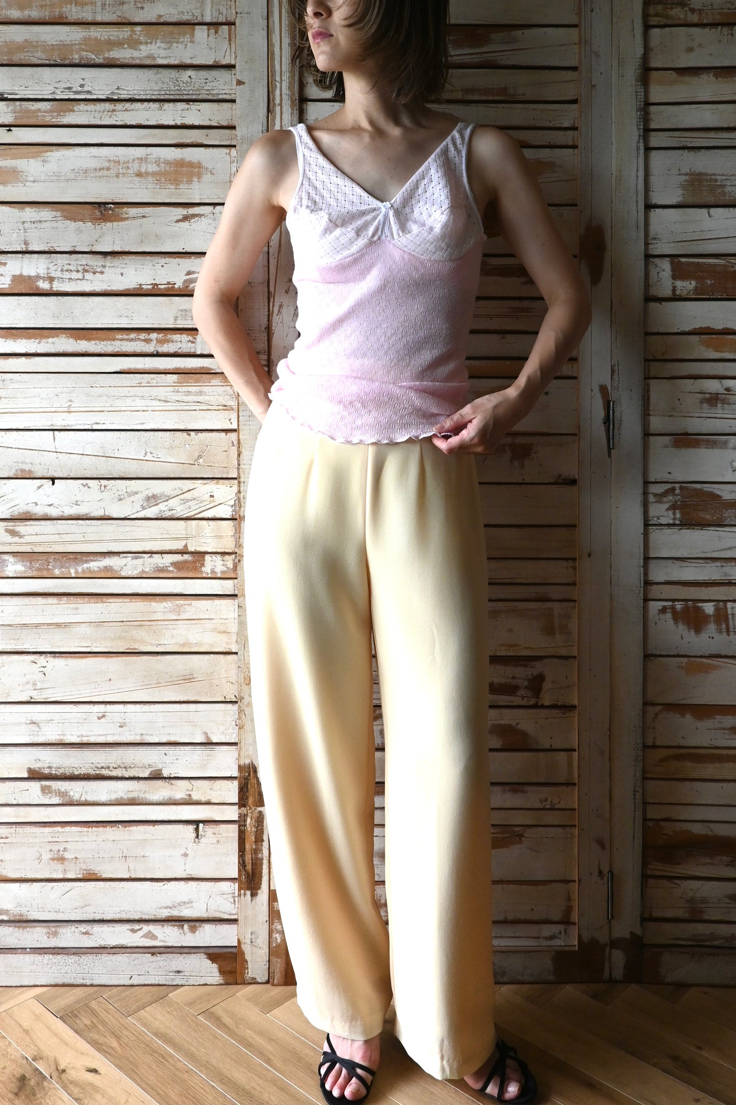 EURO Lace camisole/BABY PINK
