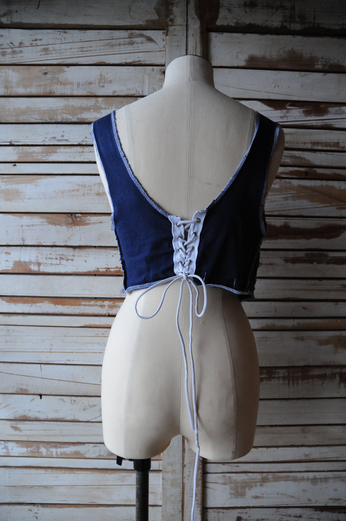 Reworked corset top/GREATFUL DEAD