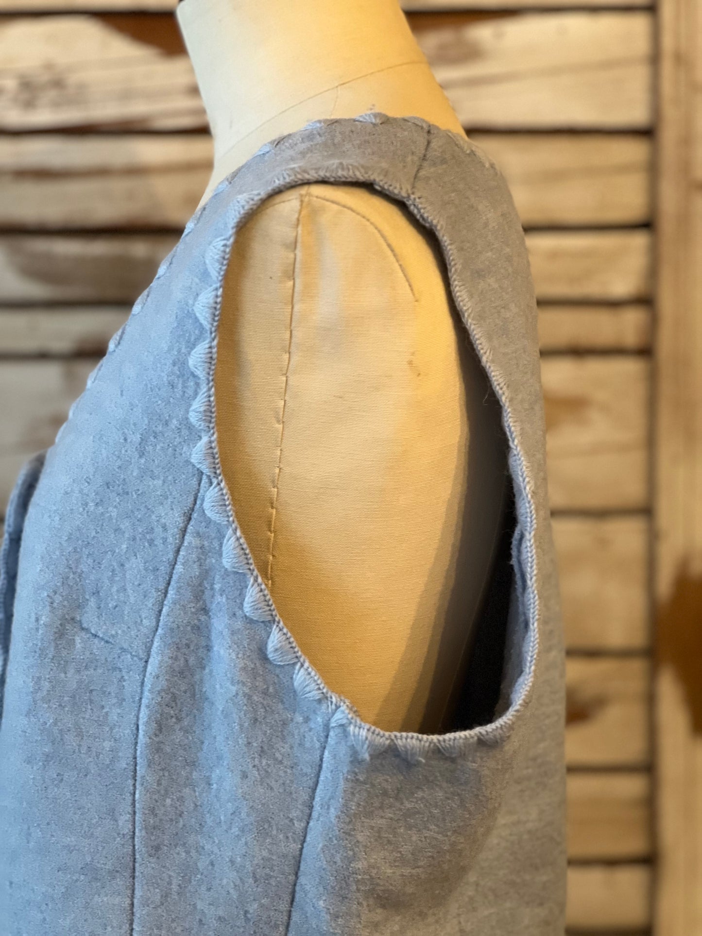 STAPF tyrolean vest/L.BLUE
