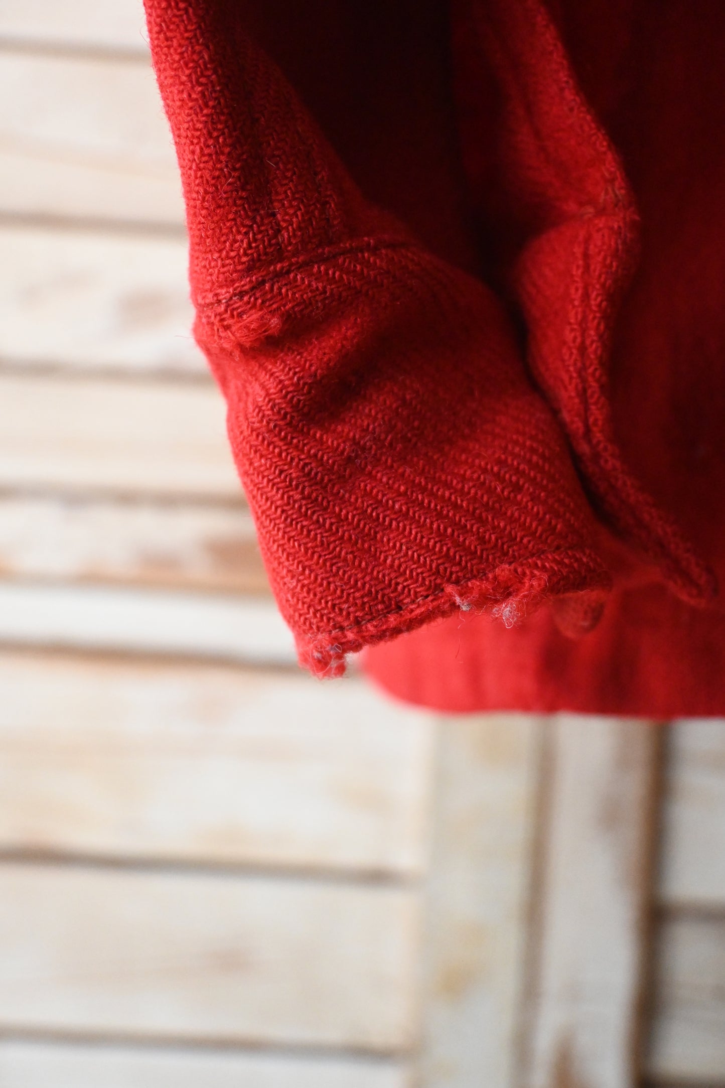 50's-60's BOY SCOUTS OF AMERICA wool shirt/RED