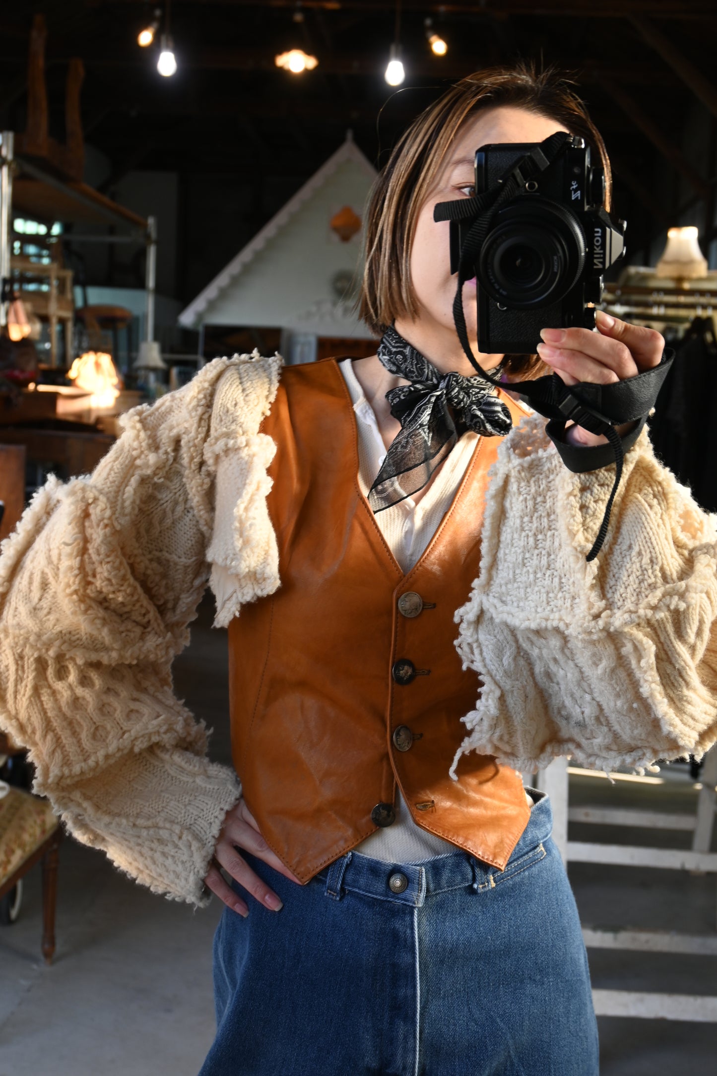 "Boulder Leather Design" Vest