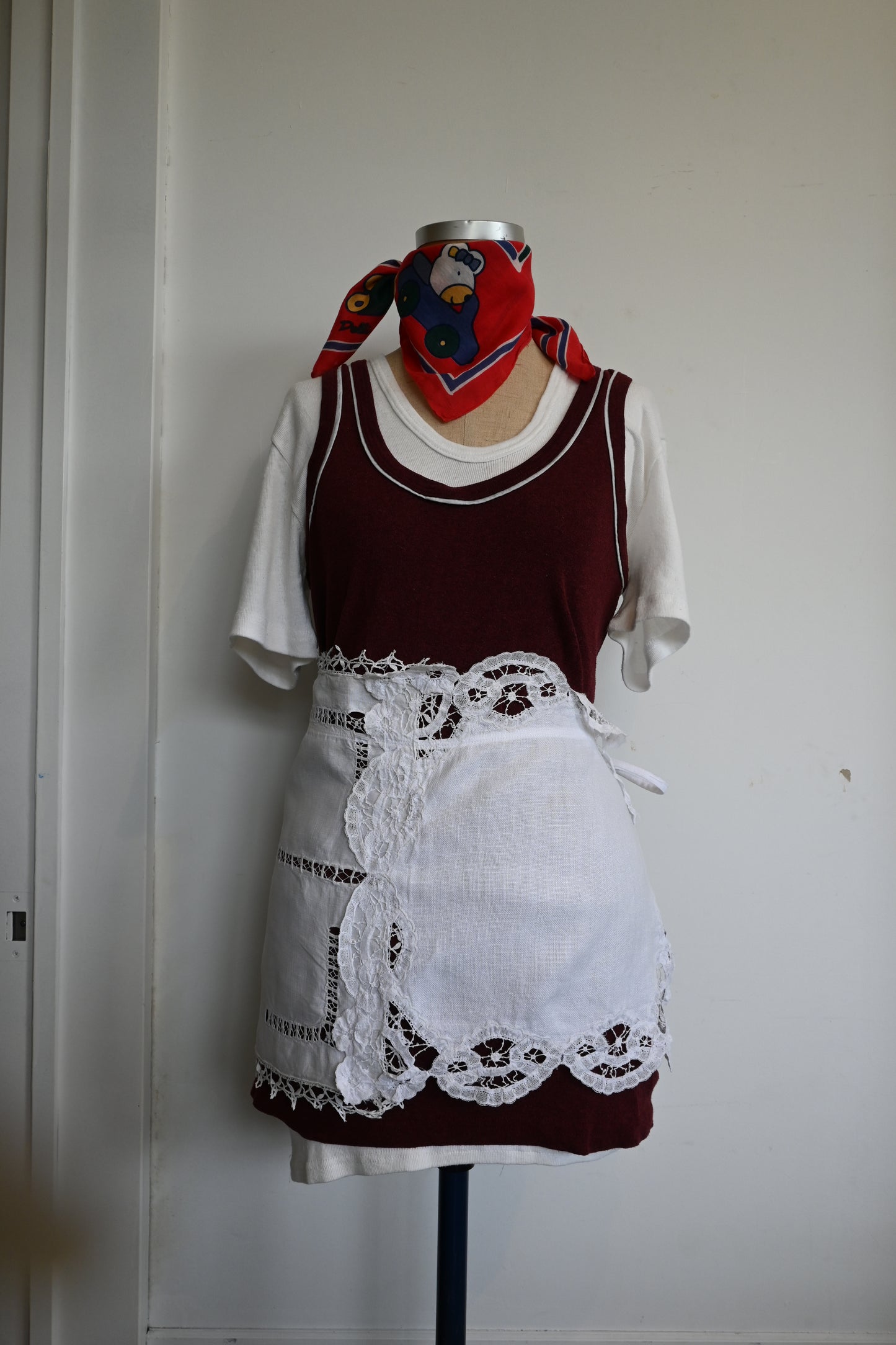 EURO Cotton underwear tank top/BORDEAUX