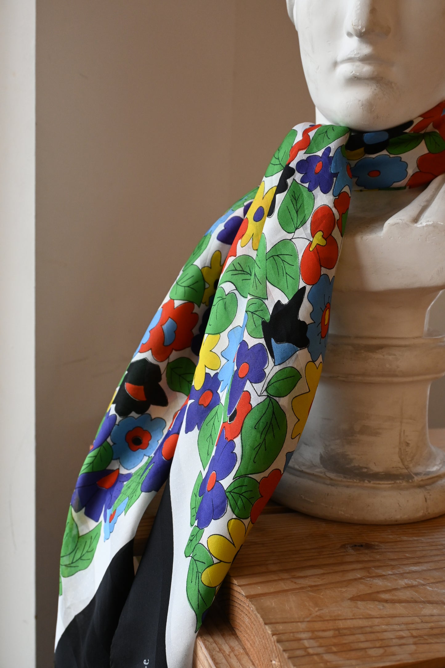 Vintage Flower Scarf/MULTI