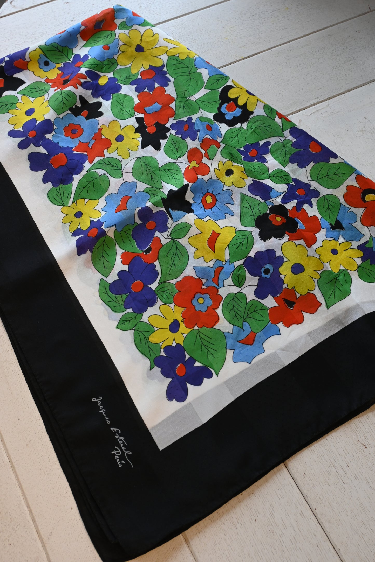 Vintage Flower Scarf/MULTI