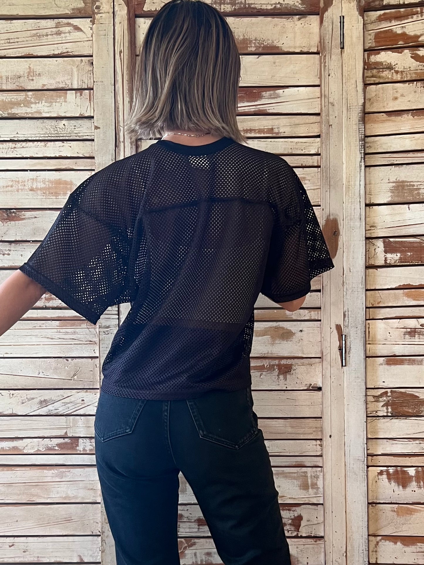 Wilson mesh top/BLACK