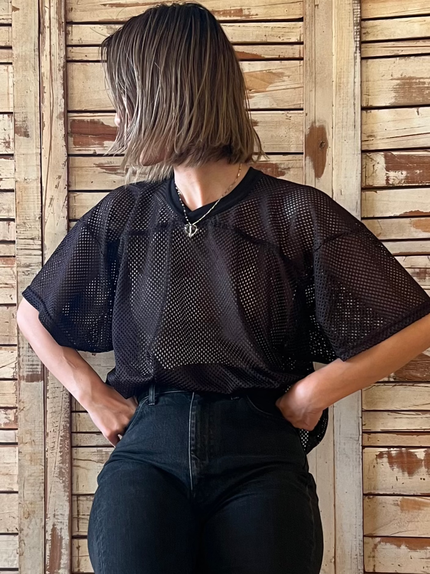 Wilson mesh top/BLACK