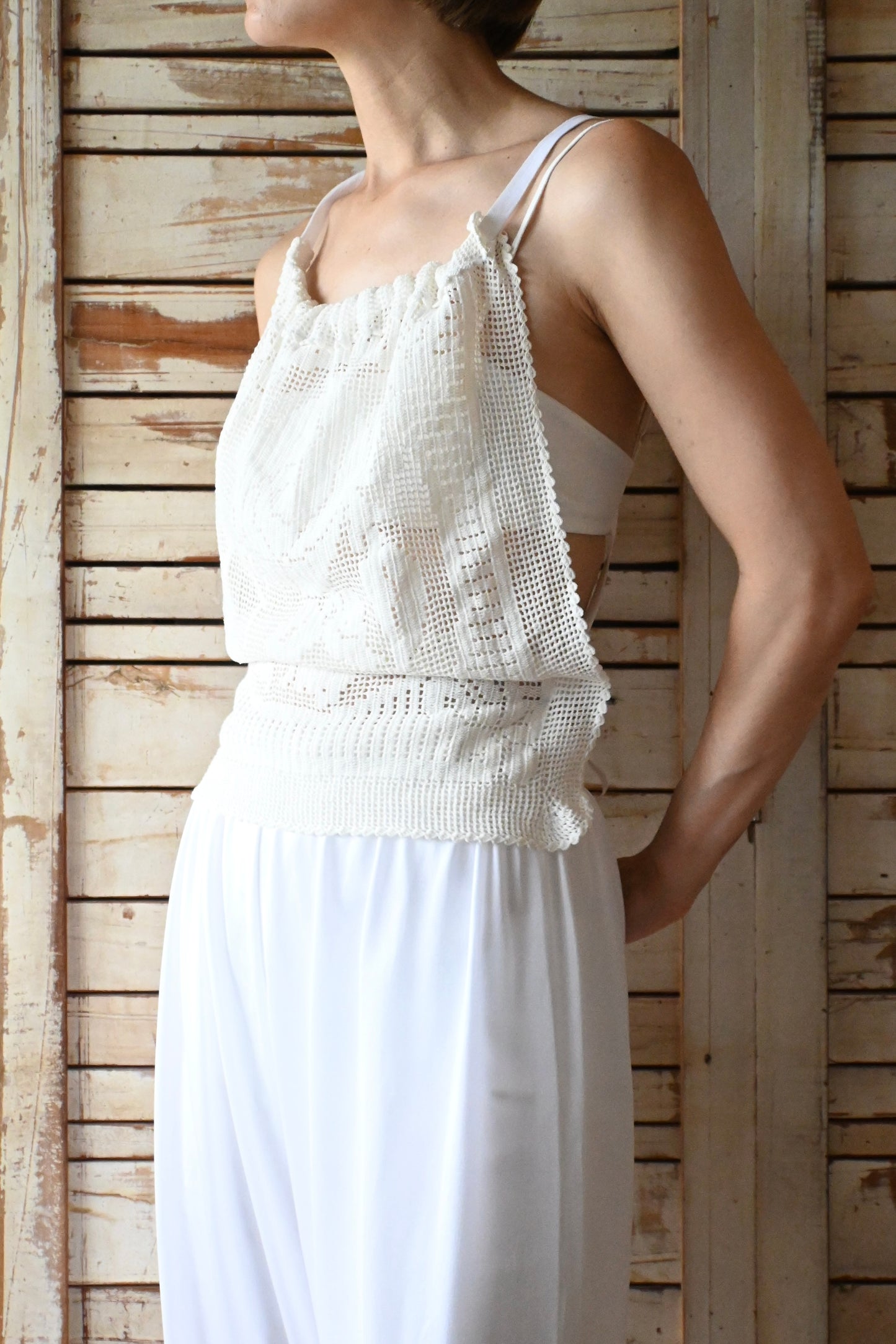 Crochet lace tops/PONMOSIR