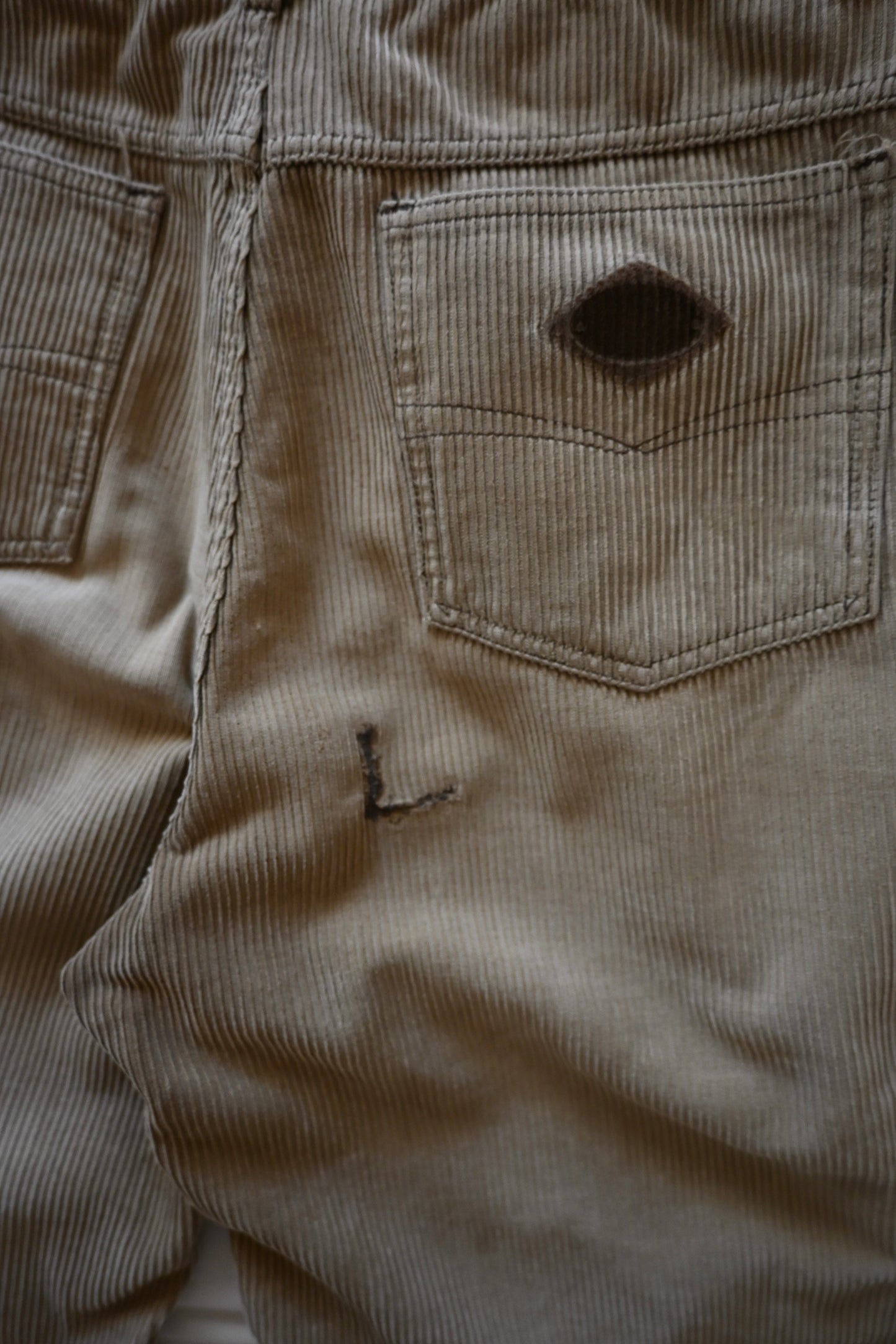 "BIG JOHN"FIESTA Corduroy pants/BEIGE