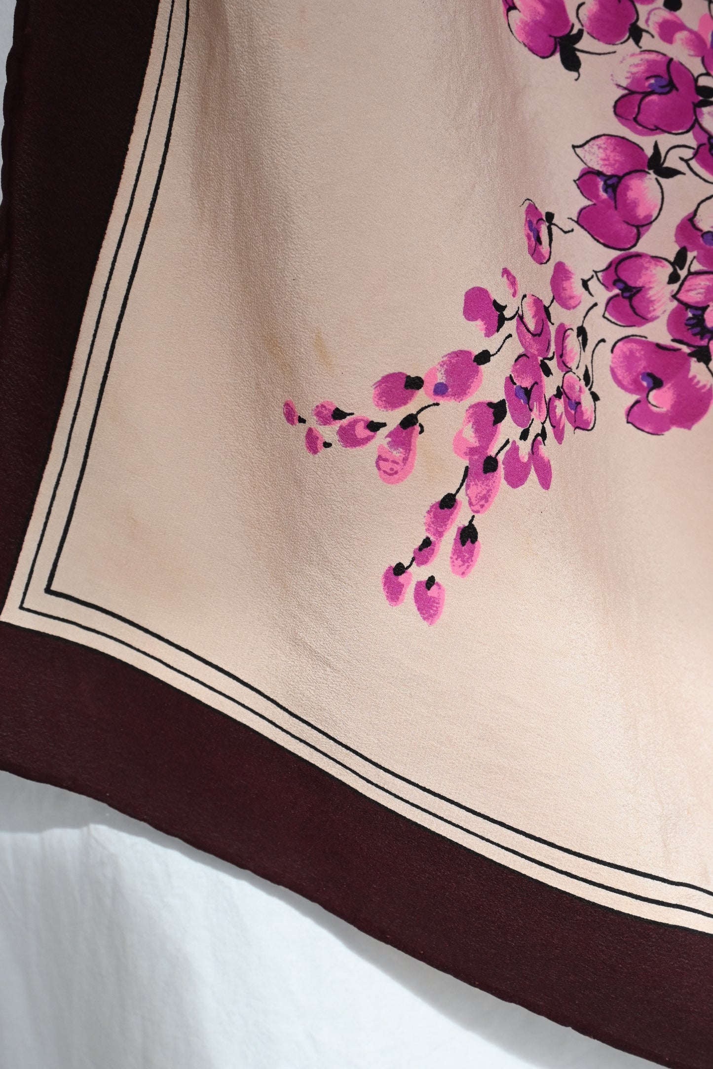 Vintage silk scarf/VALENTINO