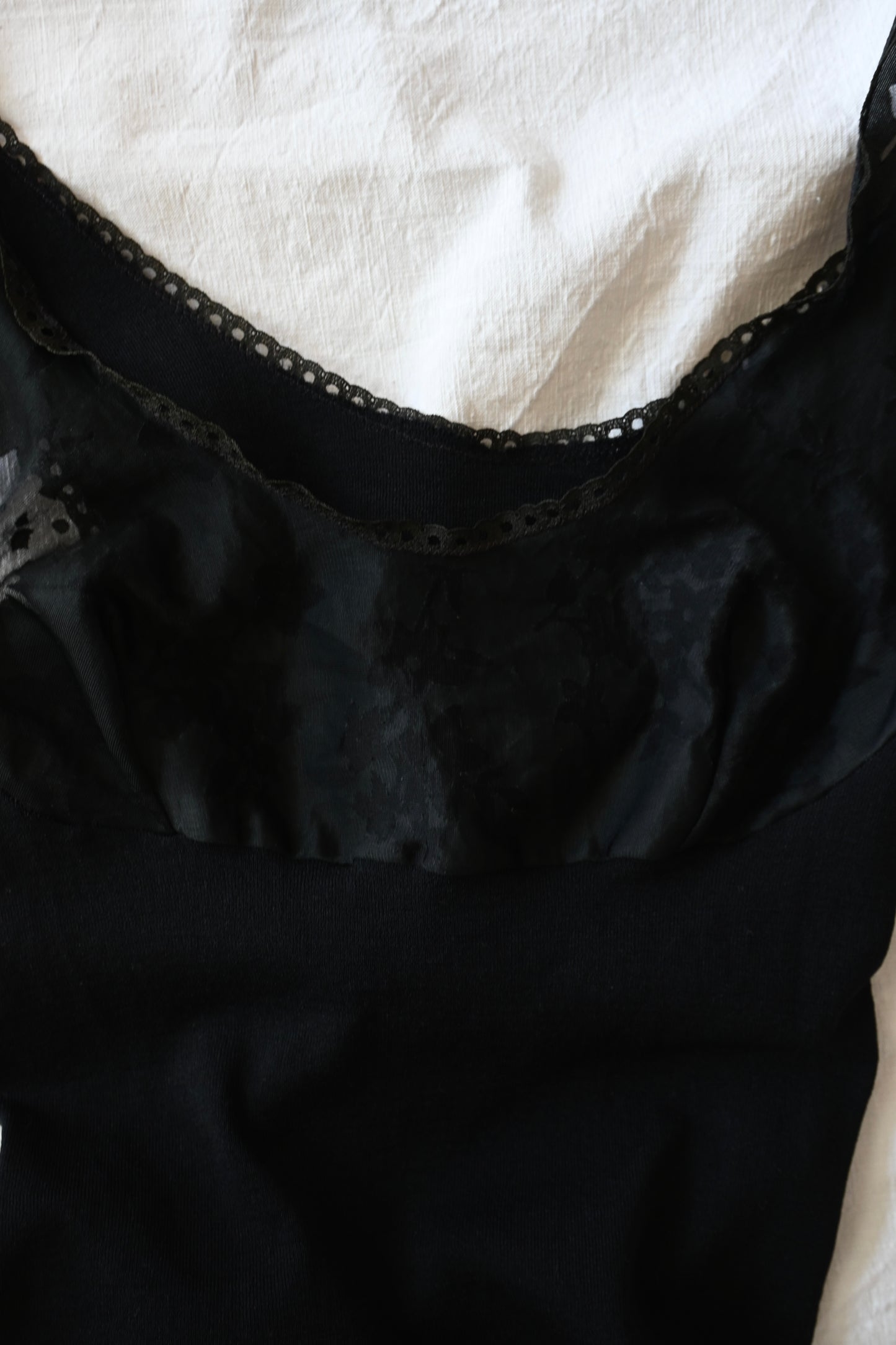 EURO Lace camisole/BLACK