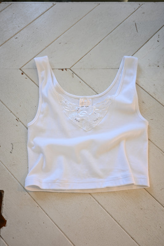 EURO  Cropped lace top