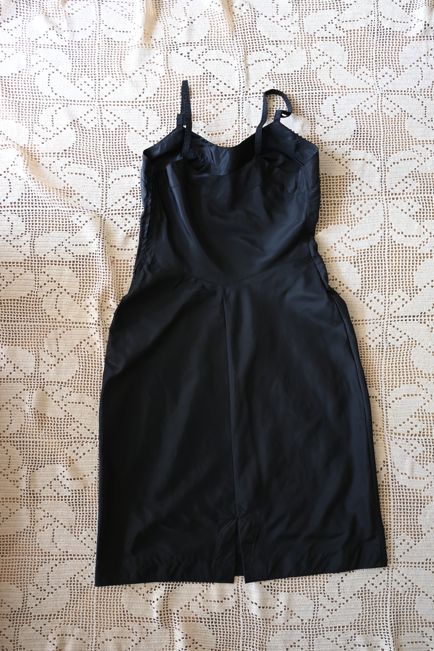 50's Little black dress/BLACK