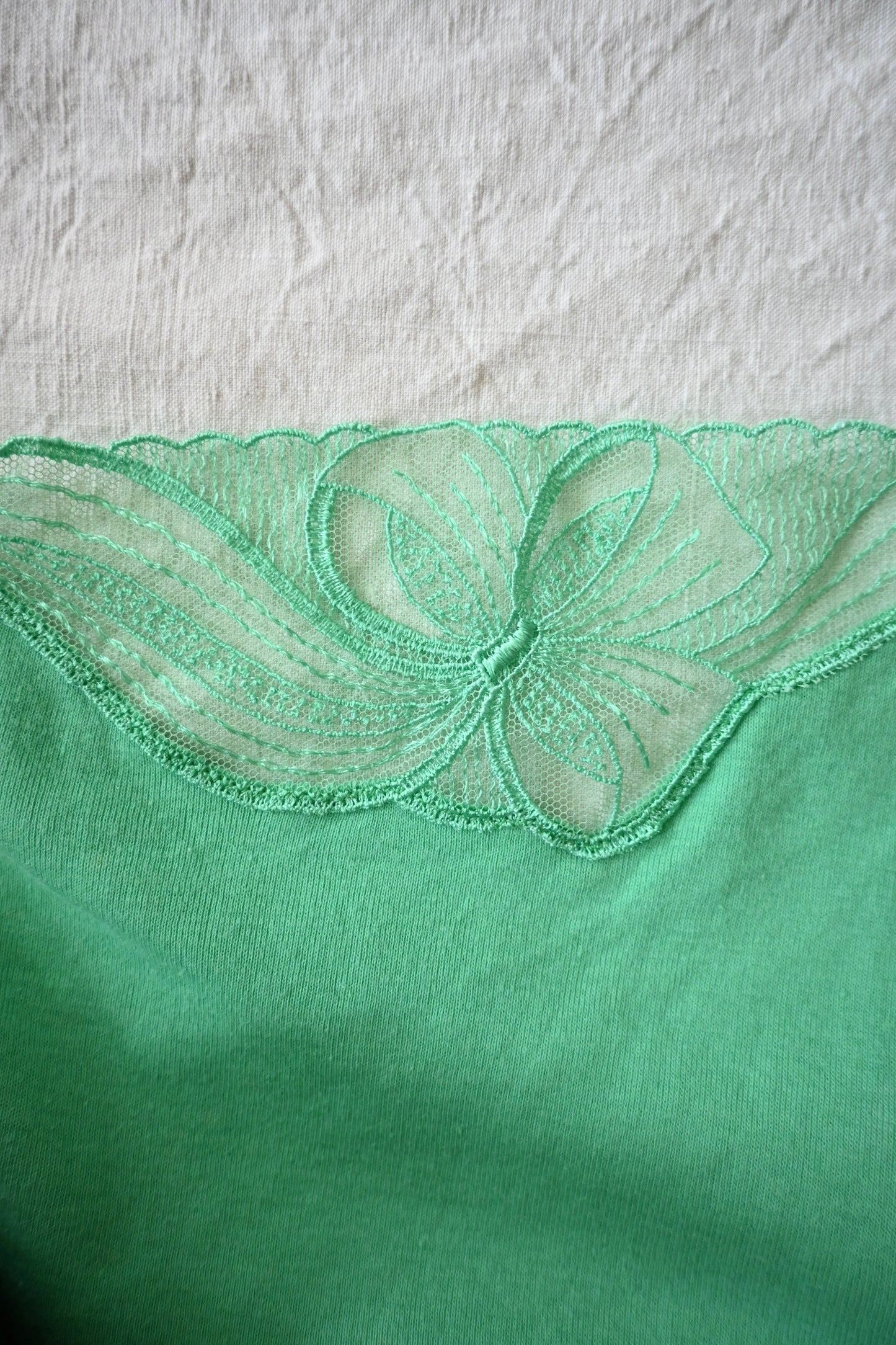 EURO Cotton underwear top/GREEN