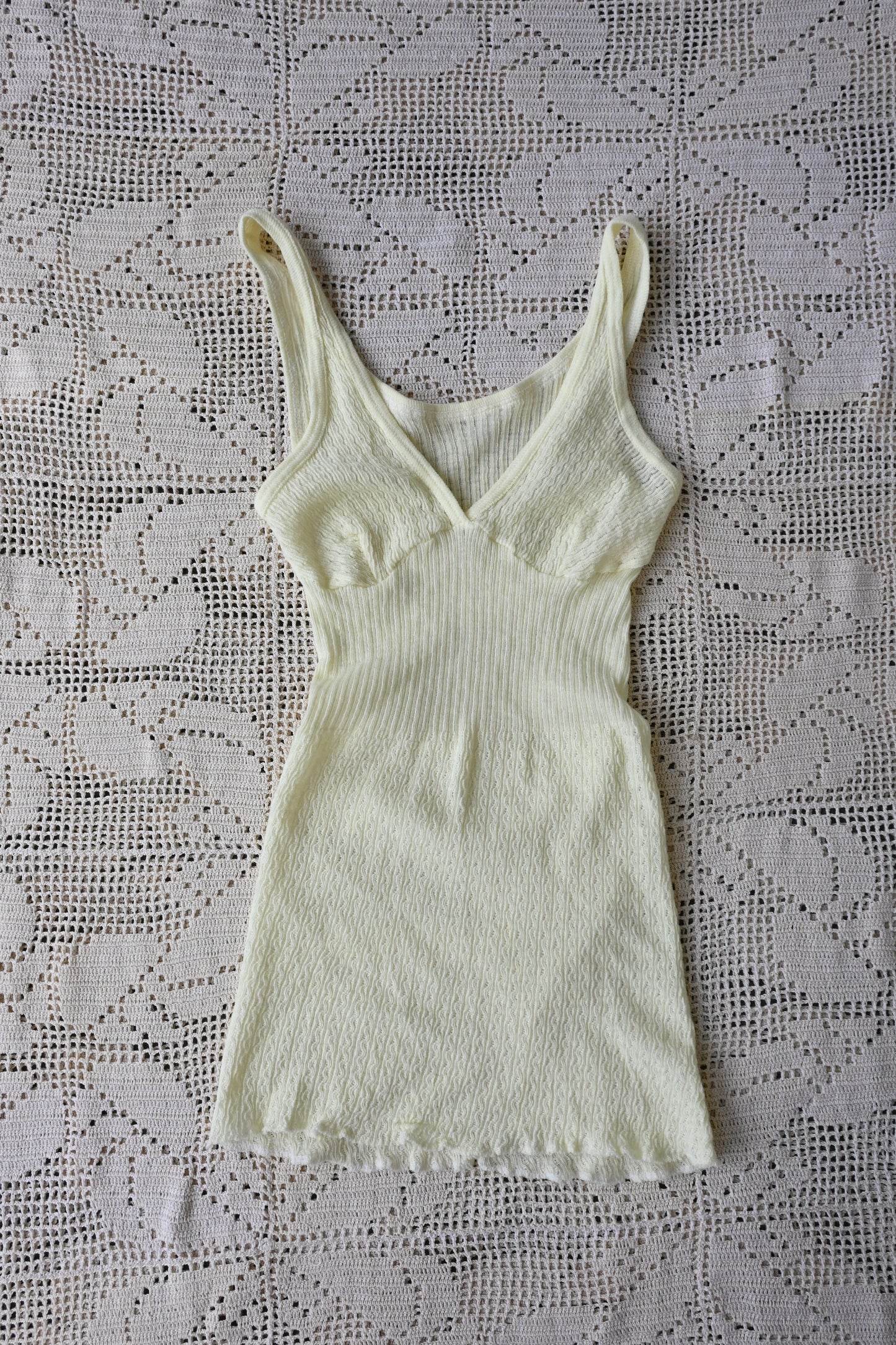 EURO Cotton camisole/Lemon