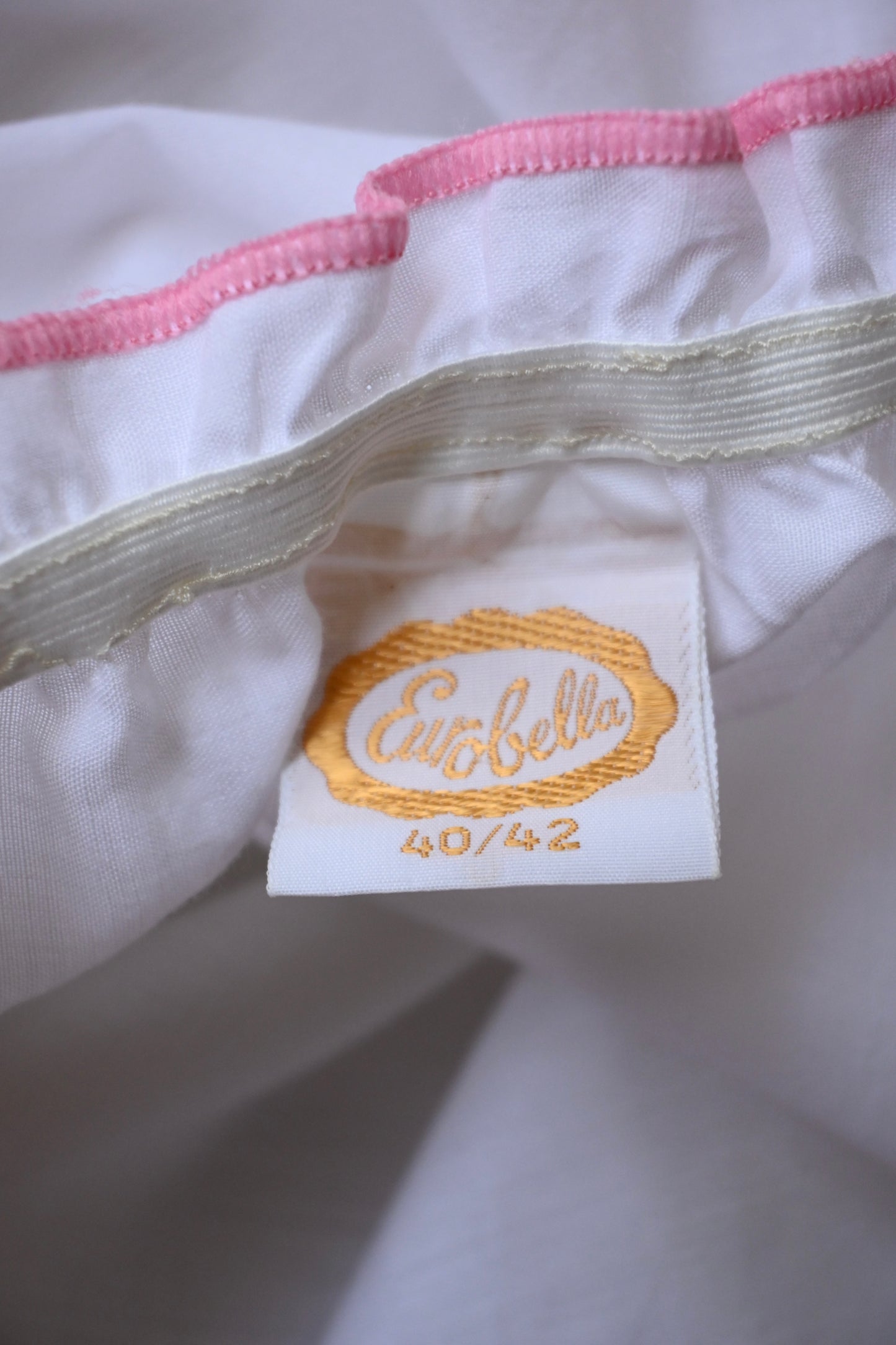 Cotton frill slit dress/WHITE